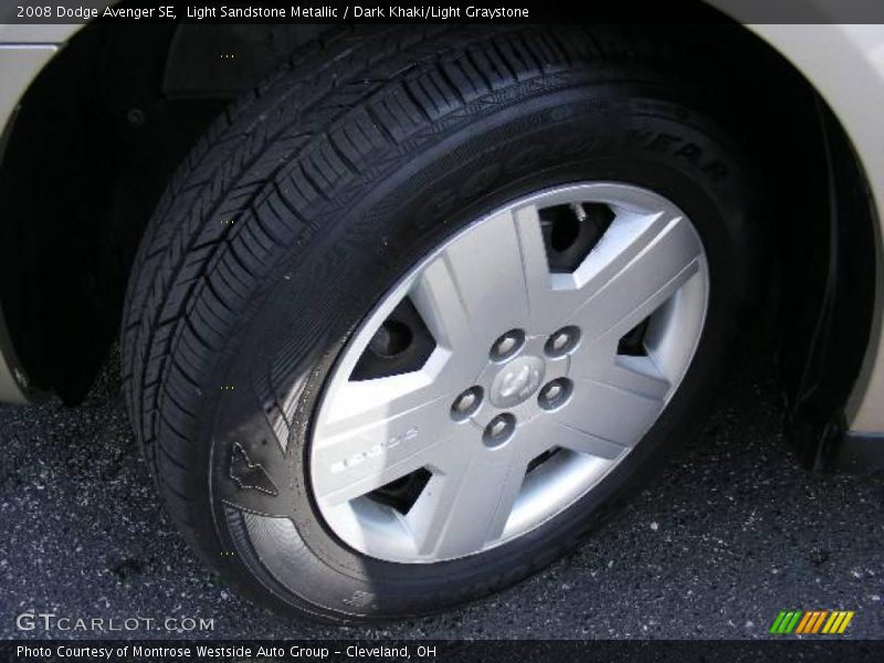 Light Sandstone Metallic / Dark Khaki/Light Graystone 2008 Dodge Avenger SE