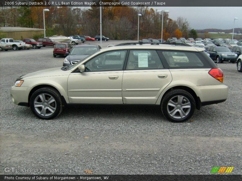 Champagne Gold Opalescent / Taupe 2006 Subaru Outback 3.0 R L.L.Bean Edition Wagon