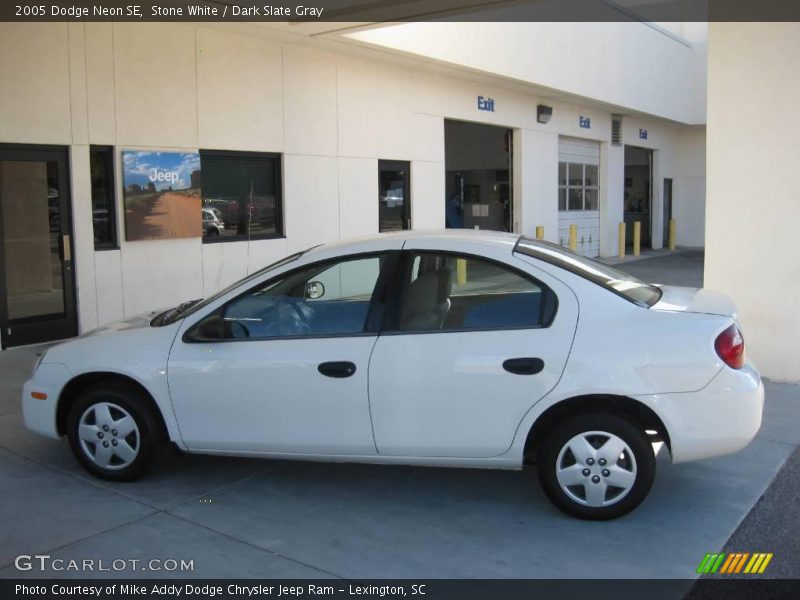 Stone White / Dark Slate Gray 2005 Dodge Neon SE