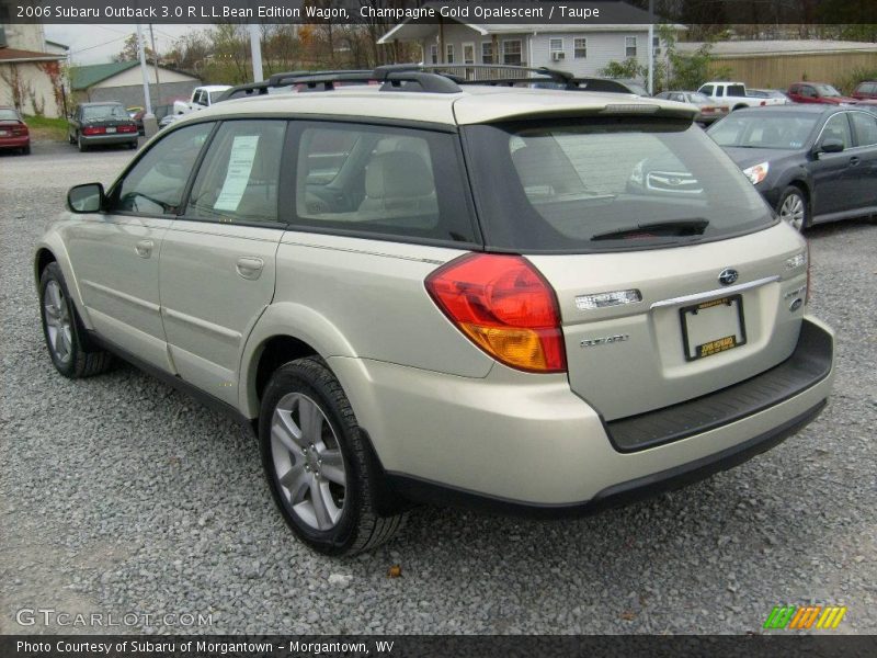 Champagne Gold Opalescent / Taupe 2006 Subaru Outback 3.0 R L.L.Bean Edition Wagon