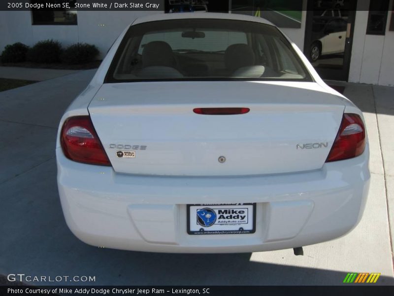Stone White / Dark Slate Gray 2005 Dodge Neon SE