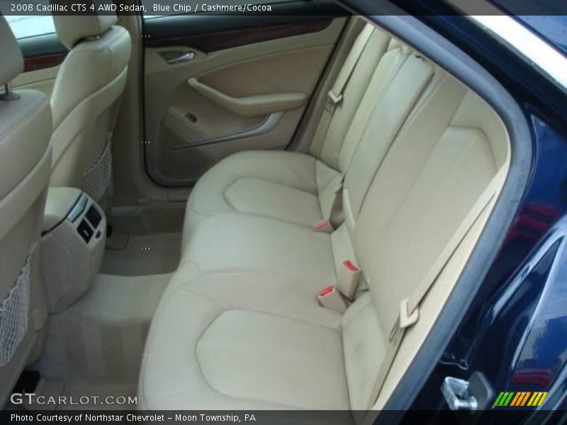 Blue Chip / Cashmere/Cocoa 2008 Cadillac CTS 4 AWD Sedan