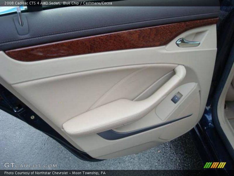 Blue Chip / Cashmere/Cocoa 2008 Cadillac CTS 4 AWD Sedan