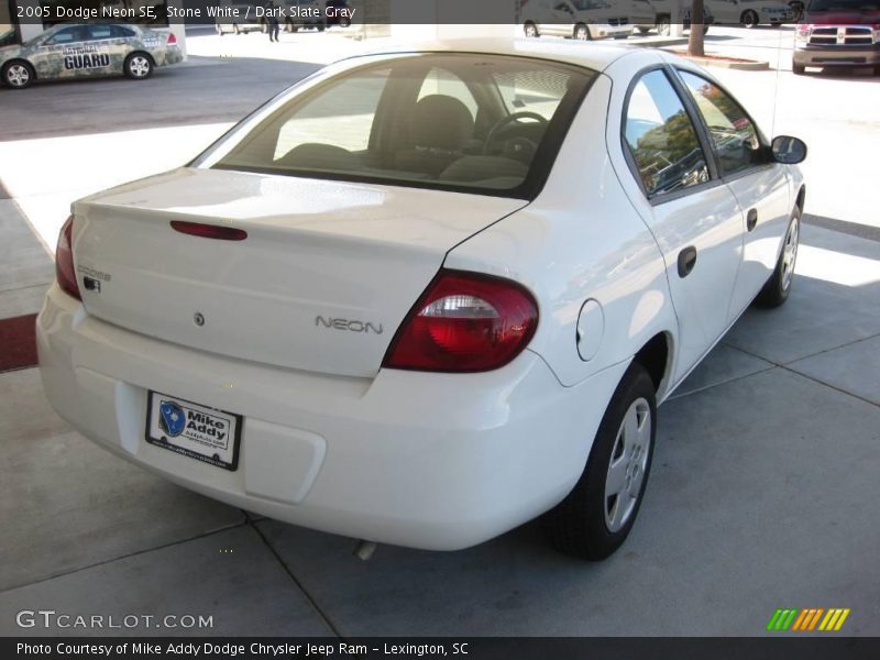 Stone White / Dark Slate Gray 2005 Dodge Neon SE