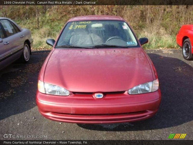 Canyon Red Mica Metallic / Dark Charcoal 1999 Chevrolet Prizm