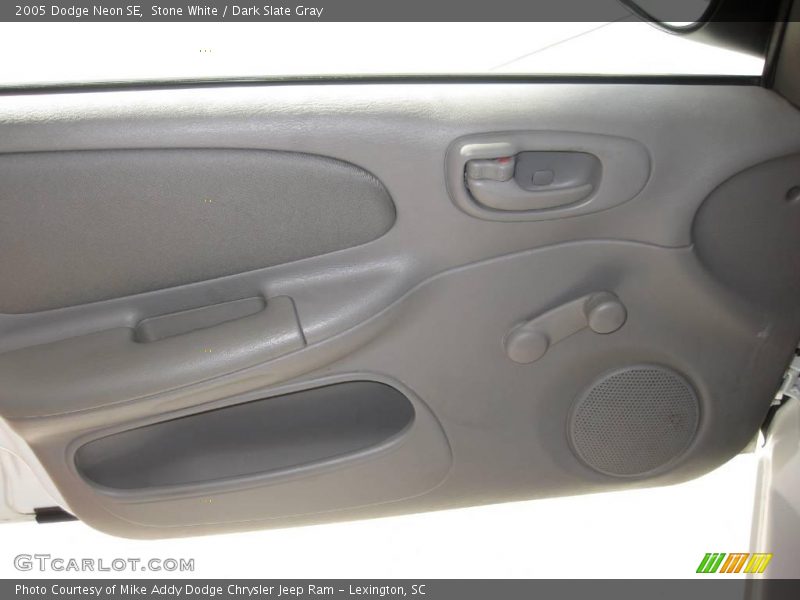 Stone White / Dark Slate Gray 2005 Dodge Neon SE