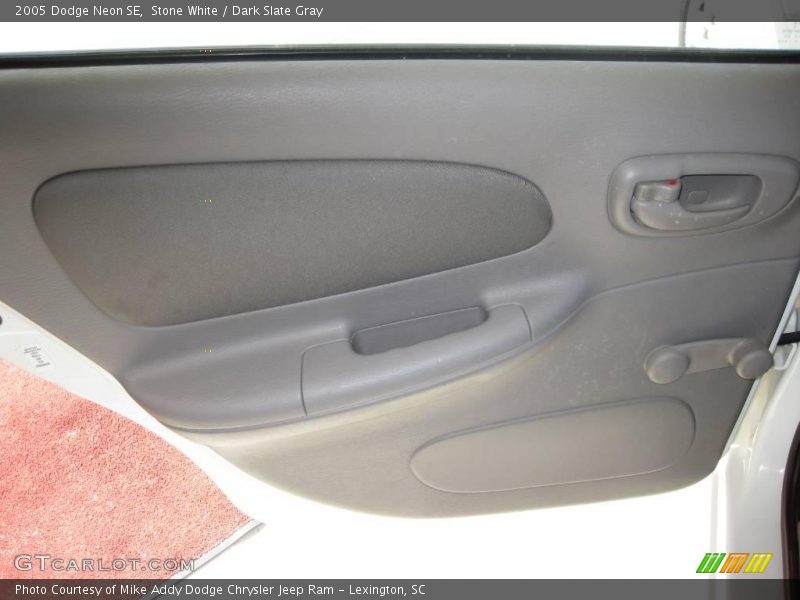 Stone White / Dark Slate Gray 2005 Dodge Neon SE