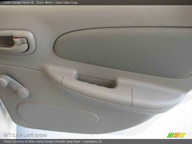 Stone White / Dark Slate Gray 2005 Dodge Neon SE