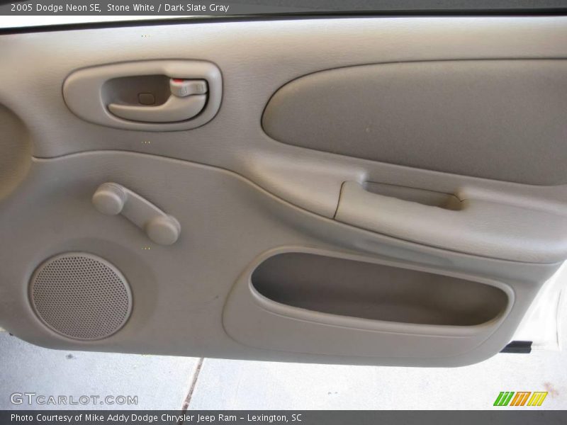 Stone White / Dark Slate Gray 2005 Dodge Neon SE