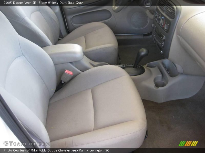 Stone White / Dark Slate Gray 2005 Dodge Neon SE