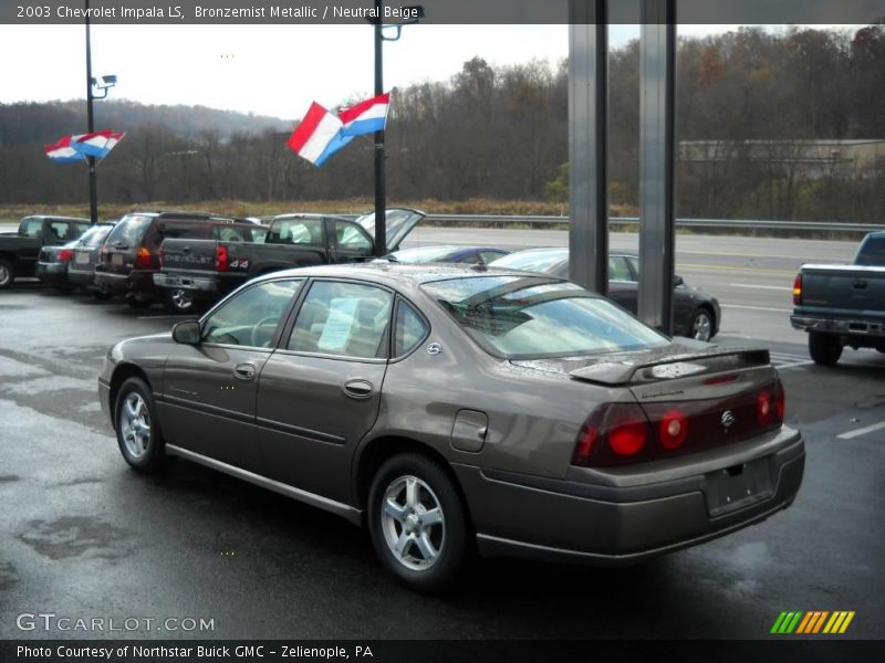 Bronzemist Metallic / Neutral Beige 2003 Chevrolet Impala LS