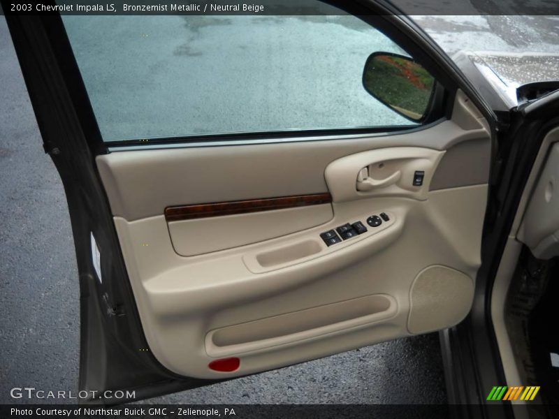 Bronzemist Metallic / Neutral Beige 2003 Chevrolet Impala LS