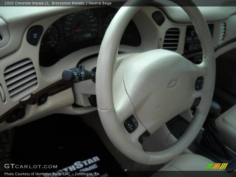 Bronzemist Metallic / Neutral Beige 2003 Chevrolet Impala LS