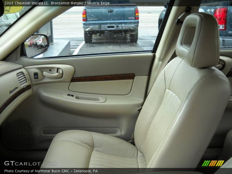 Bronzemist Metallic / Neutral Beige 2003 Chevrolet Impala LS