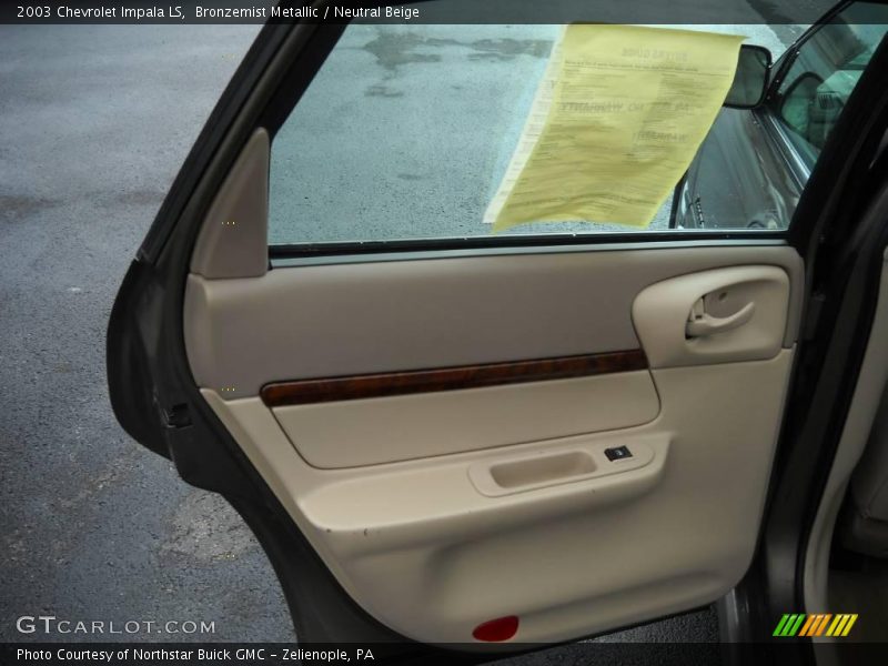 Bronzemist Metallic / Neutral Beige 2003 Chevrolet Impala LS