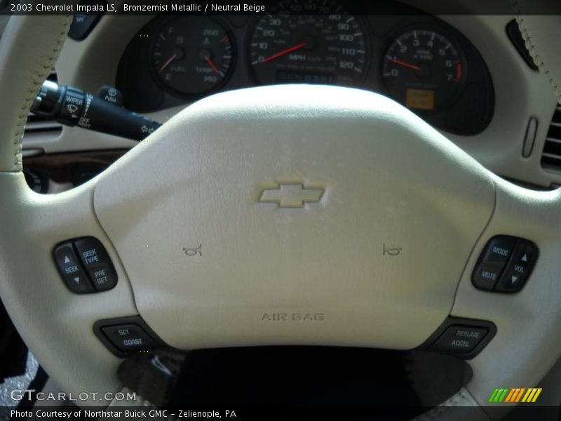 Bronzemist Metallic / Neutral Beige 2003 Chevrolet Impala LS
