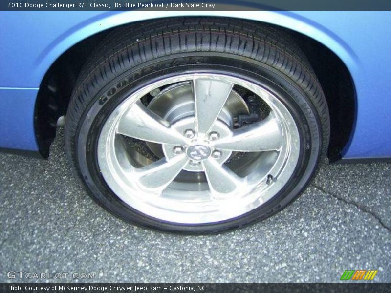 B5 Blue Pearlcoat / Dark Slate Gray 2010 Dodge Challenger R/T Classic