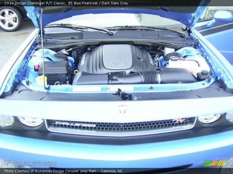B5 Blue Pearlcoat / Dark Slate Gray 2010 Dodge Challenger R/T Classic