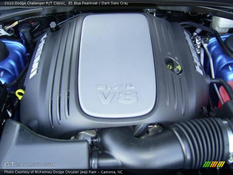 B5 Blue Pearlcoat / Dark Slate Gray 2010 Dodge Challenger R/T Classic