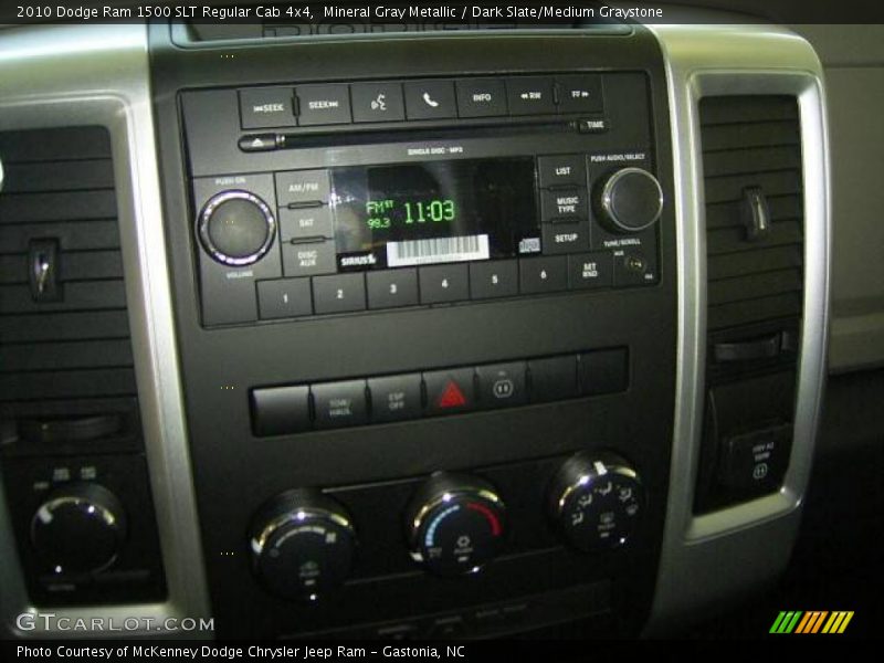 Mineral Gray Metallic / Dark Slate/Medium Graystone 2010 Dodge Ram 1500 SLT Regular Cab 4x4