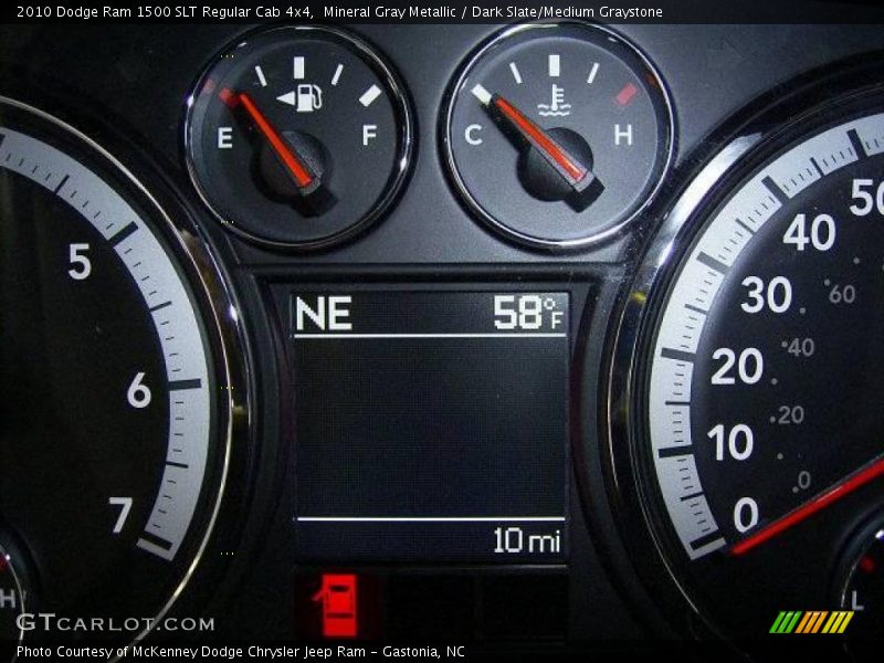 Mineral Gray Metallic / Dark Slate/Medium Graystone 2010 Dodge Ram 1500 SLT Regular Cab 4x4