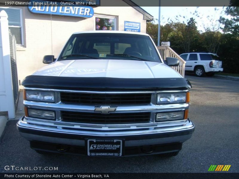 Olympic White / Blue 1997 Chevrolet Tahoe LT 4x4