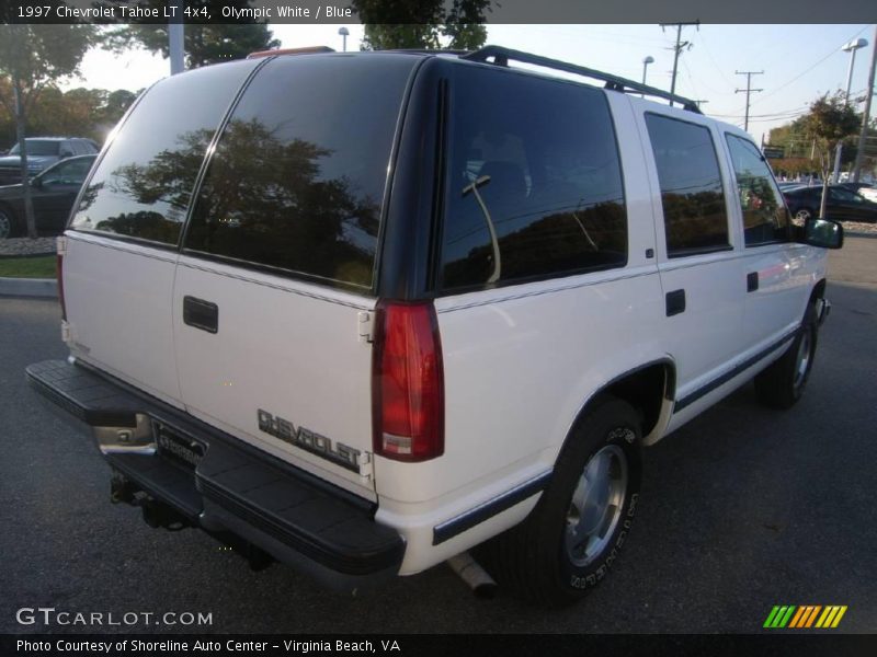 Olympic White / Blue 1997 Chevrolet Tahoe LT 4x4