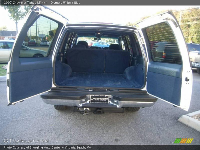 Olympic White / Blue 1997 Chevrolet Tahoe LT 4x4