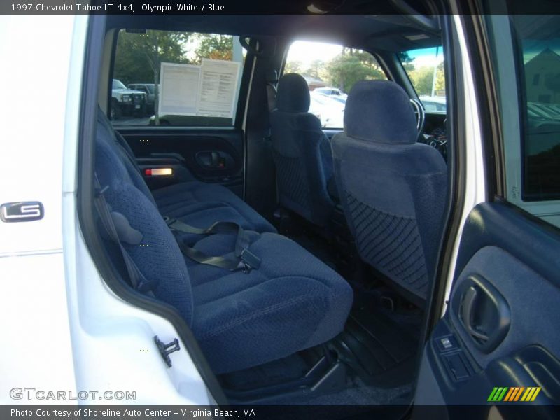 Olympic White / Blue 1997 Chevrolet Tahoe LT 4x4