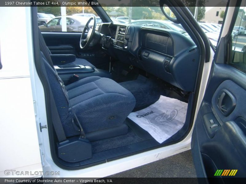 Olympic White / Blue 1997 Chevrolet Tahoe LT 4x4