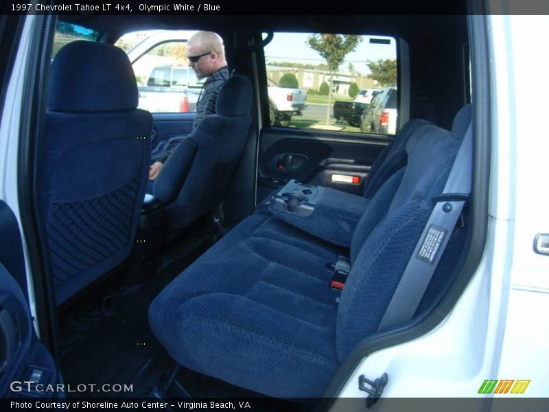 Olympic White / Blue 1997 Chevrolet Tahoe LT 4x4