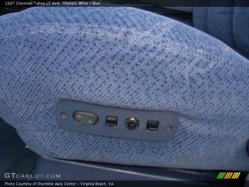 Olympic White / Blue 1997 Chevrolet Tahoe LT 4x4