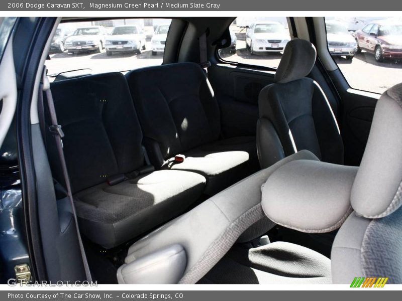 Magnesium Green Pearl / Medium Slate Gray 2006 Dodge Caravan SXT