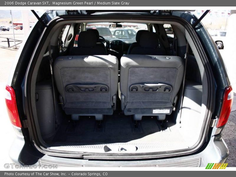 Magnesium Green Pearl / Medium Slate Gray 2006 Dodge Caravan SXT