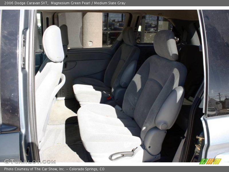 Magnesium Green Pearl / Medium Slate Gray 2006 Dodge Caravan SXT