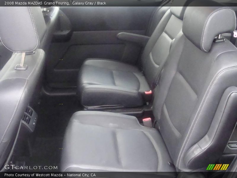 Galaxy Gray / Black 2008 Mazda MAZDA5 Grand Touring