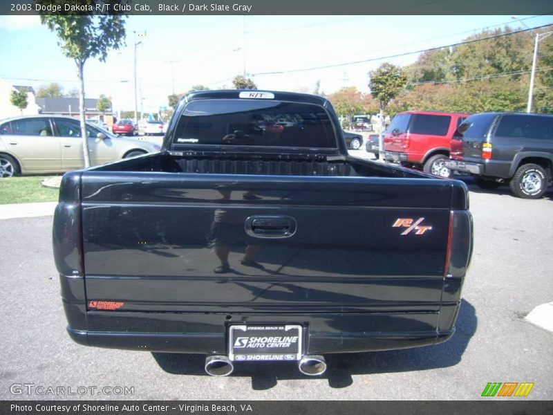 Black / Dark Slate Gray 2003 Dodge Dakota R/T Club Cab