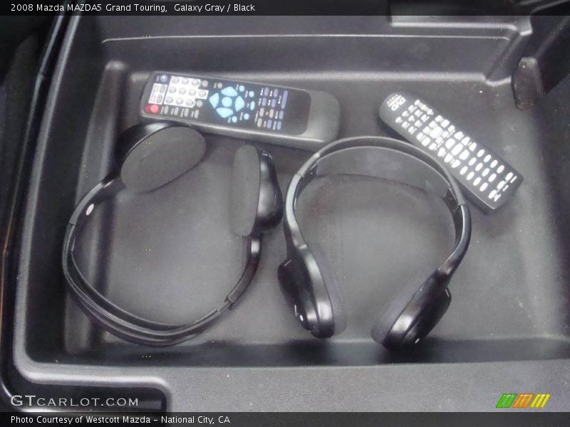 Galaxy Gray / Black 2008 Mazda MAZDA5 Grand Touring