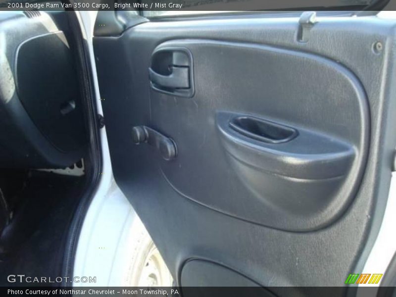 Bright White / Mist Gray 2001 Dodge Ram Van 3500 Cargo