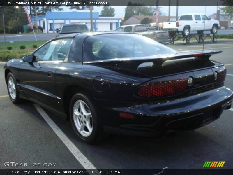 Black / Dark Pewter 1999 Pontiac Firebird Trans Am Coupe