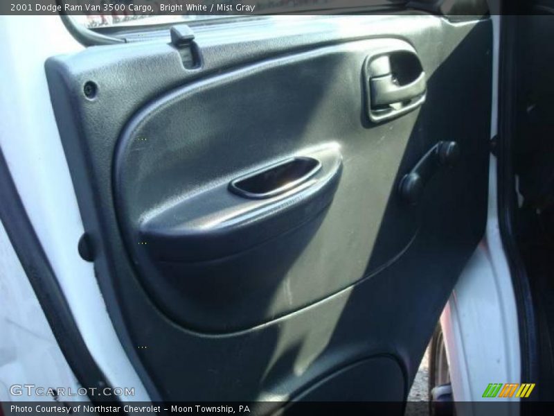 Bright White / Mist Gray 2001 Dodge Ram Van 3500 Cargo