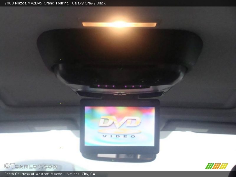 Galaxy Gray / Black 2008 Mazda MAZDA5 Grand Touring