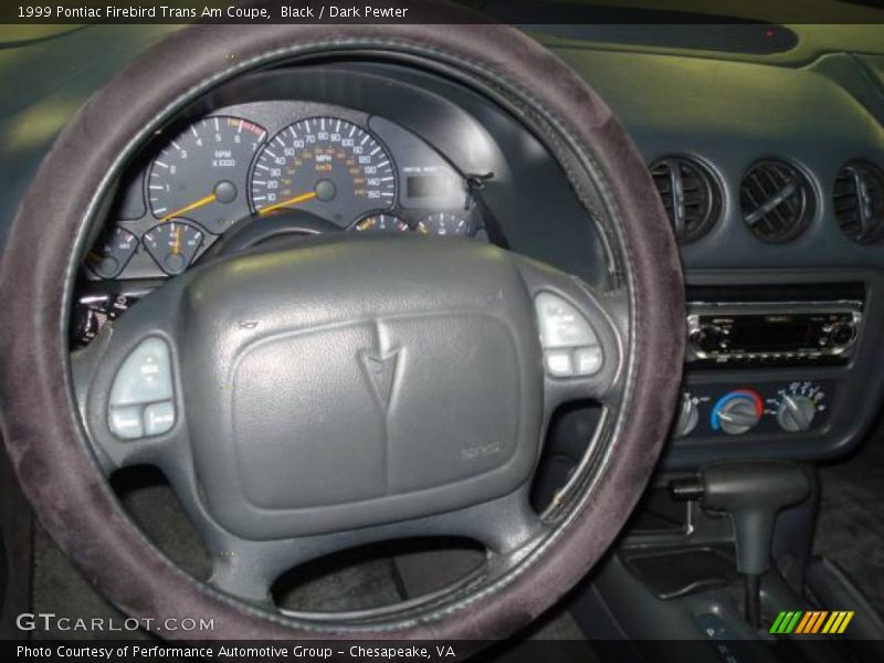 Black / Dark Pewter 1999 Pontiac Firebird Trans Am Coupe