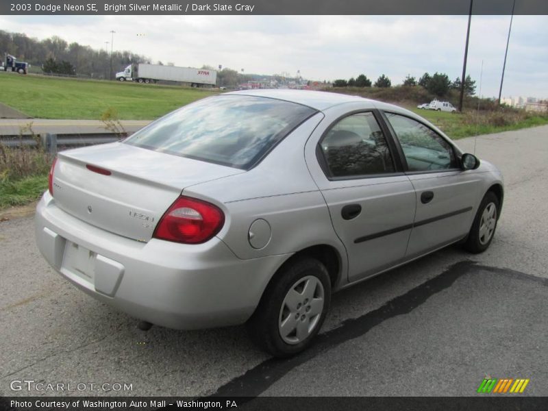 Bright Silver Metallic / Dark Slate Gray 2003 Dodge Neon SE