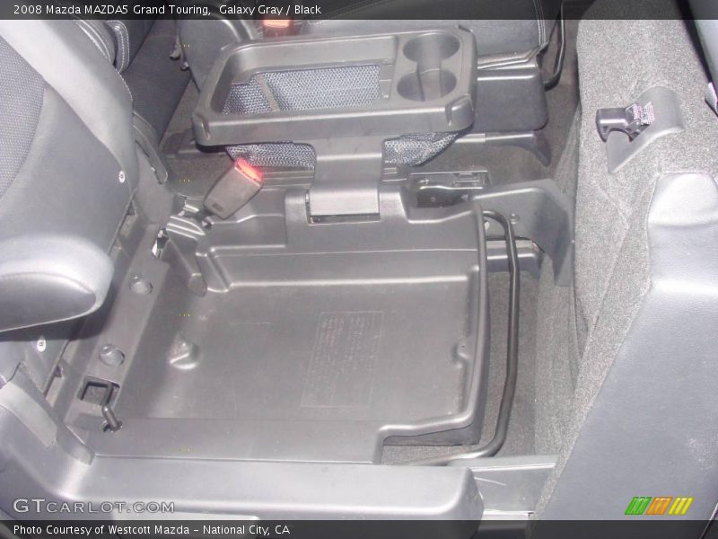 Galaxy Gray / Black 2008 Mazda MAZDA5 Grand Touring