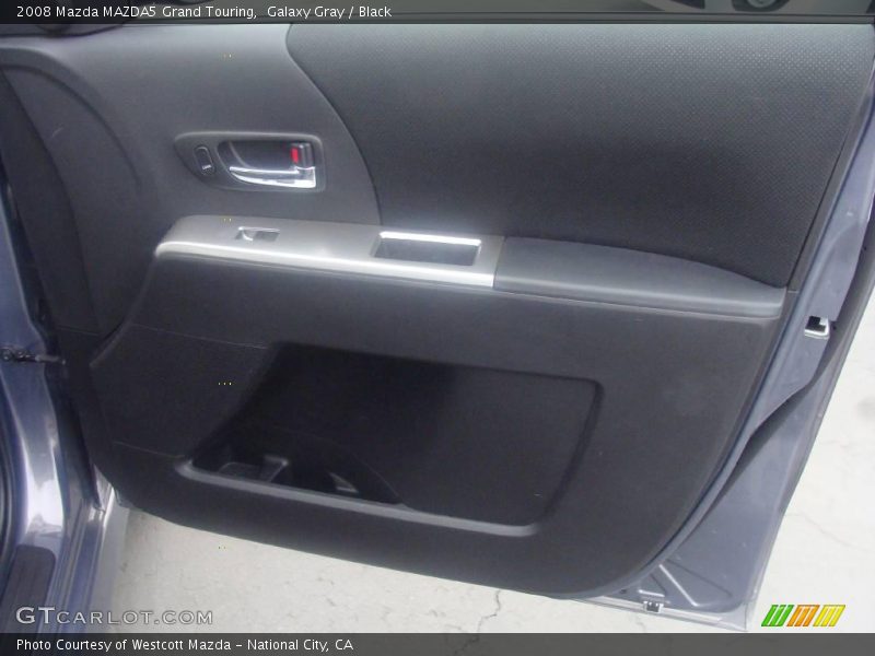 Galaxy Gray / Black 2008 Mazda MAZDA5 Grand Touring