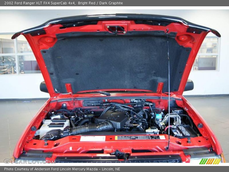Bright Red / Dark Graphite 2002 Ford Ranger XLT FX4 SuperCab 4x4