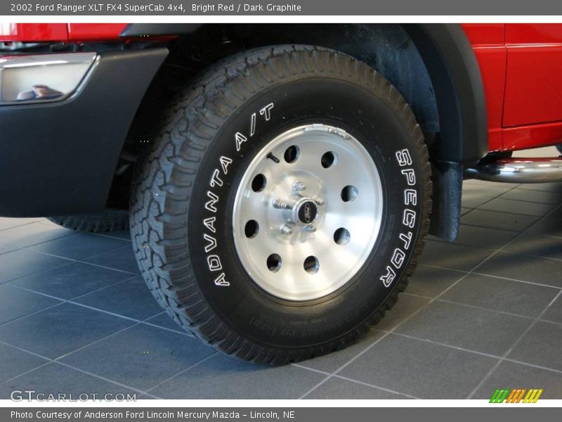 Bright Red / Dark Graphite 2002 Ford Ranger XLT FX4 SuperCab 4x4