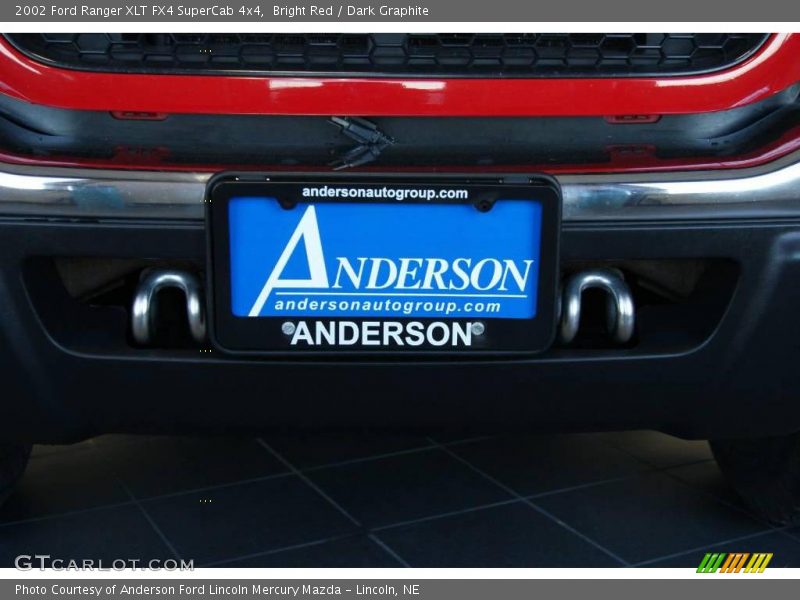 Bright Red / Dark Graphite 2002 Ford Ranger XLT FX4 SuperCab 4x4