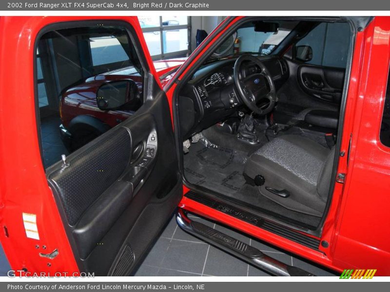 Bright Red / Dark Graphite 2002 Ford Ranger XLT FX4 SuperCab 4x4